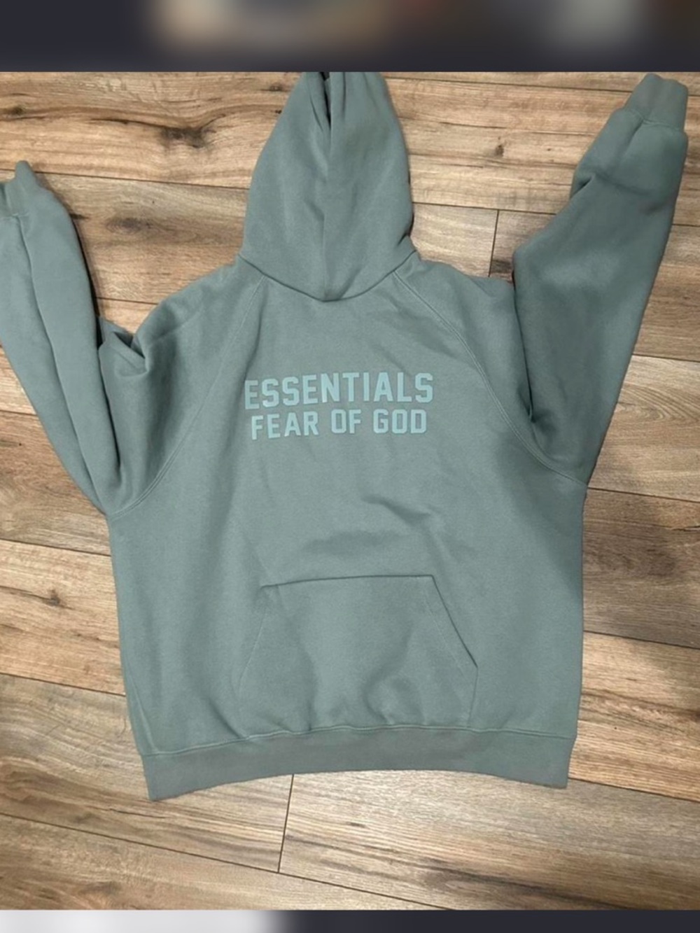 ESSENTIALS Fear Of God Hoodie in Sycamore Size XL